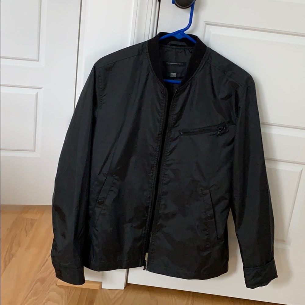 Black John Varvatos Bomber Jacket (waterproof) - Brand New
